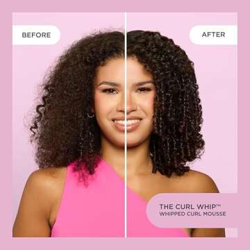 Cake Beauty Whipped Curl Defining & Volumizing Mousse – Aloe Vera Vitamin E for Flexible Hold - Vegan No Heat Curls Wavy Curly Hair Sulfate Cruelty Free Products For Women