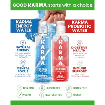 Karma Probiotic Water - Energizing Berry Cherry Delight