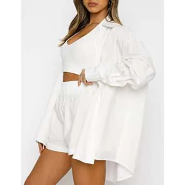 Shop Women’s Casual Stylish Oversized 2 Piece Outfit Set