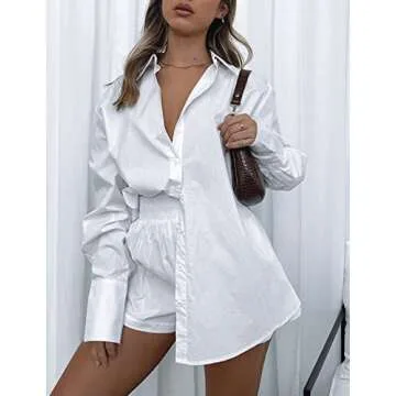 Shop Women’s Casual Stylish Oversized 2 Piece Outfit Set