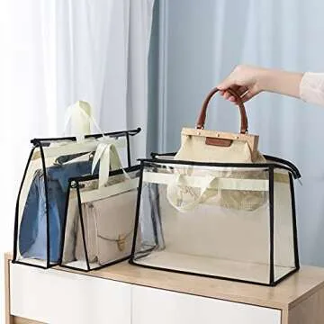 Interesse 9 Pack Clear Handbag Storage Organizer