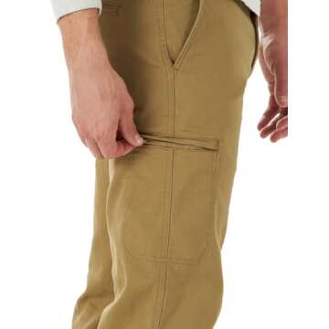 Lee Men's Extreme Motion Canvas Cargo Pant Nomad 38W x 34L