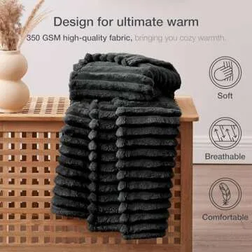 Versatile EXQ Home Fleece Throw Blanket for Cozy Comfort