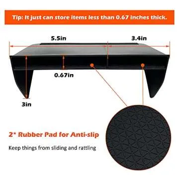 JOJOMARK Compatible with Toyota RAV4 Accessories Center Console Organizer Fits for RAV4 2019 2020 2021 2022 2023 2024 RAV4 Prime 2021-2024