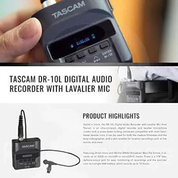 Tascam DR-10L Digital Audio Recorder Deluxe Bundle