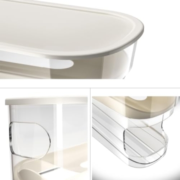 Compact Auto Rolling Fridge Egg Organizer for Efficient Storage