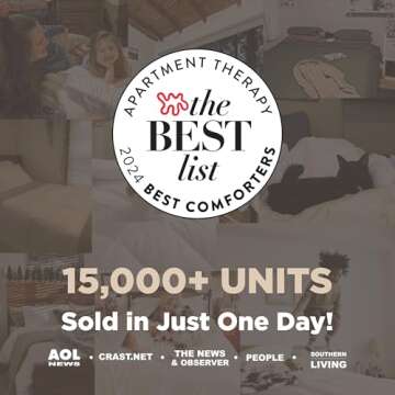 Bedsure Comforter Duvet Insert - Quilted Comforters Twin XL Size, All Season Duvet, GentleSoft™ Do...