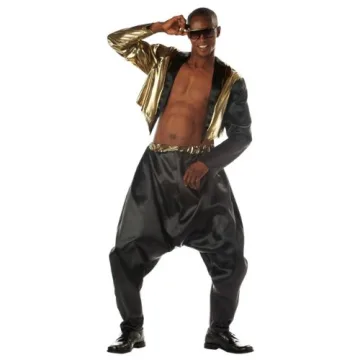 California Costumes Old School Rapper Adult Costume - 80s & 90s Theme Fun!