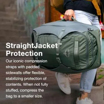 Osprey Sojourn Porter 46L Travel Backpack, Black