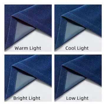 Luxury Joydeco Blue Velvet Curtains for Elegant Home Decor