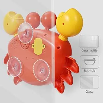Deejoy Crab Bubble Bath Maker for Fun and Music