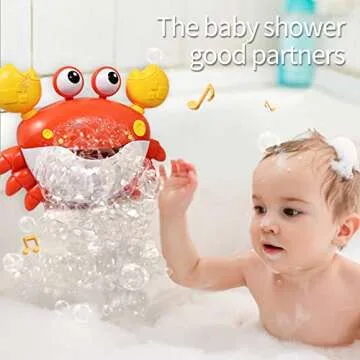Deejoy Crab Bubble Bath Maker for Fun and Music
