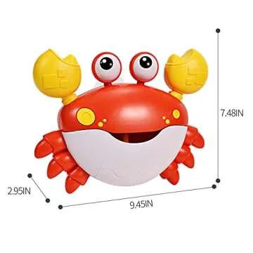 Deejoy Crab Bubble Bath Maker for Fun and Music