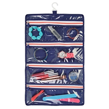 iDesign Roll-Up Jewelry Case Travel Bag – Stylish & Organized