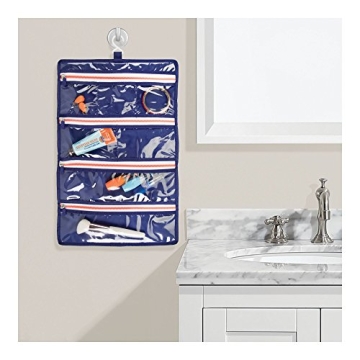 Compact iDesign Roll-Up Jewelry Case for Travel and Home