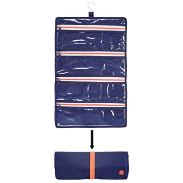 Compact iDesign Roll-Up Jewelry Case for Travel and Home