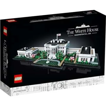 LEGO Architecture Collection: The White House 21054 - Model Building Kit, Creative Set for Adults and Teens, Energizing DIY Project, Iconic Presidential Office, Great Collectible Gift for Father's Day