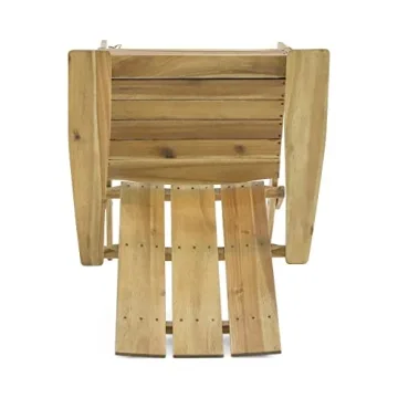 Stylish Acacia Wood Foldable Adirondack Chair