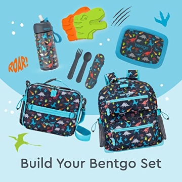 Bentgo Kids Dinosaur Backpack - Fun Prints for School