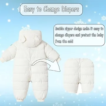 ILYOBOZ Infant Toddler Snowsuit Winter Warmth and Style