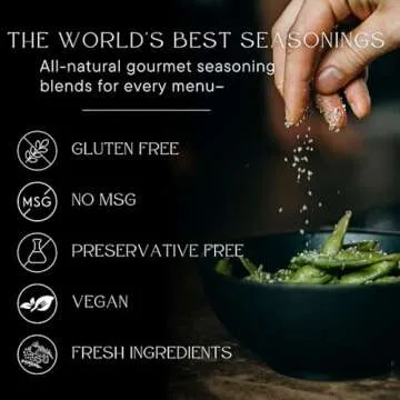 Borsari Citrus Salt Seasoning - Gourmet Seasoned Salt with Lemon, Pepper, and Herbs - Premium Citrus Seasoning Salt - All Natural Meat and Fish Seasoning Blend (Citrus 4oz, Pack of 1)