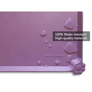 High-Lips Silicone Pet Food Mats - Waterproof Design