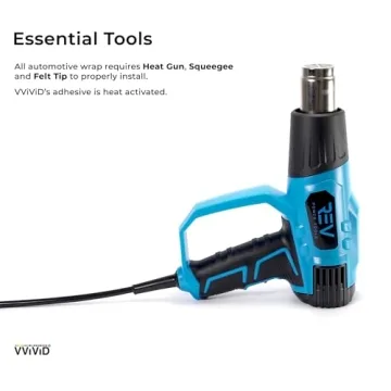 VViViD+ Black Carbon Fiber Vinyl Wrap, 1ft x 5ft