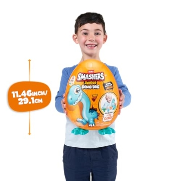 Smashers Junior Dino Dig Egg - 18+ Surprises for Toddlers