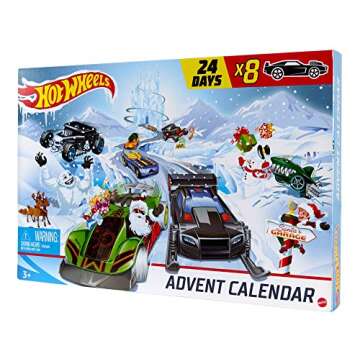 Hot Wheels Advent Calendar: Holiday Surprises for Kids