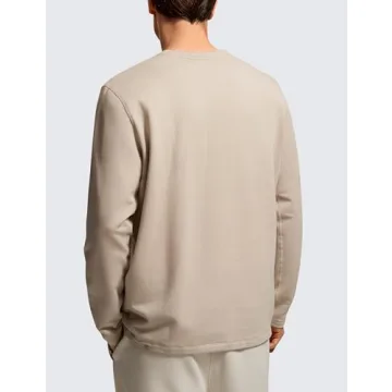 CRZ YOGA Fleece Crewneck Sweatshirt for Men - Everyday Comfort