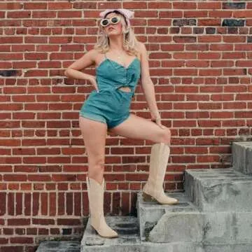 Stylish Rollda Cowboy Boots for Women | Comfortable & Chic