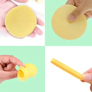 APPEARUS Facial Sponges 60 Pack for Deep Cleansing