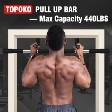 TOPOKO Pull Up Bar for Home Gym, 440 lbs Capacity