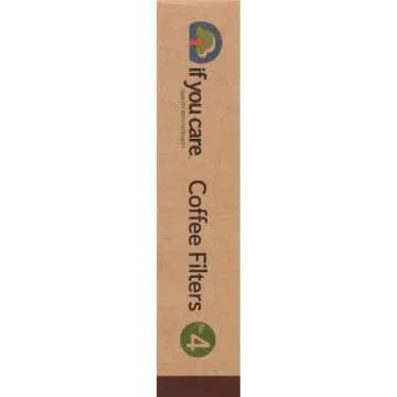 If You Care # 4 Cone Shaped Unbleached All Natural Compostable Coffee Filters, 100 Count (Pack of 1), Chlorine Free