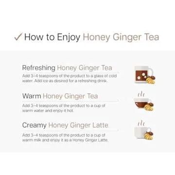 Damtuh Honey Ginger Tea - Natural Flavor & No Additives