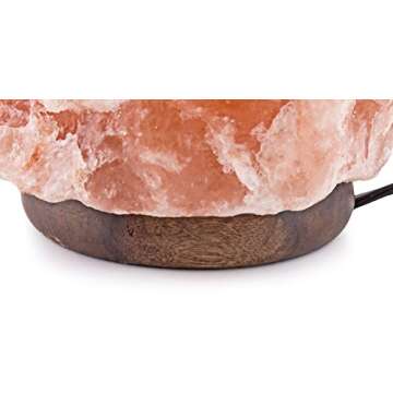 2 Natural Himalayan Pink Salt Lamp w/ Bulb & Cord