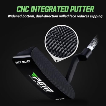 PGM Men's Complete Golf Club Sets - 12 Pieces for Beginners