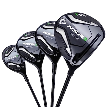 PGM Men's Complete Golf Club Sets - 12 Pieces for Beginners