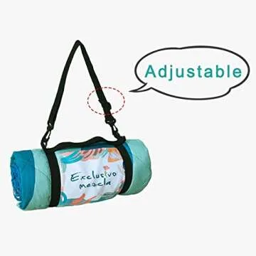 Exclusivo Mezcla Waterproof Picnic Blankets 3-Layer 60x80 INCH Large Sandproof Beach Blanket Foldable Outdoor Blanket for Camping on Grass Picnic Mat