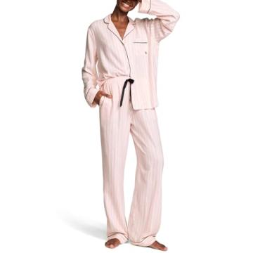 Soft Victoria's Secret Flannel Pajama Set for Women