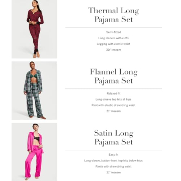 Soft Victoria's Secret Flannel Pajama Set for Women