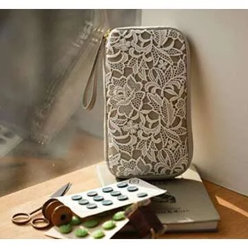 Hobonich Small Drawer Pouch (Flower Lace)