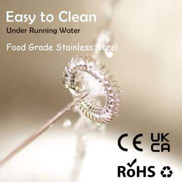 Remeel Handheld Milk Frother - Portable Foam Maker for Coffee