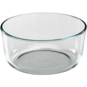 Durable 7-Cup Pyrex Glass Storage Dishes for Every Kitchen