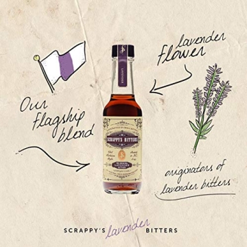 Scrappy's Lavender Bitters 5 oz - Organic & Handcrafted Flavor