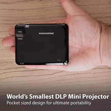 Magnasonic Portable Mini Projector for Movies and Presentations