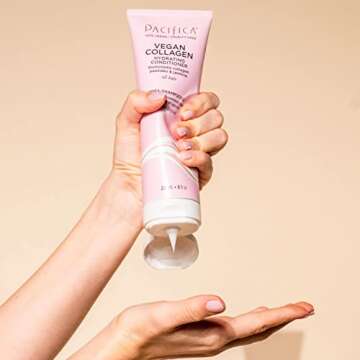 Pacifica Vegan Collagen Shampoo & Conditioner Set for Hydration