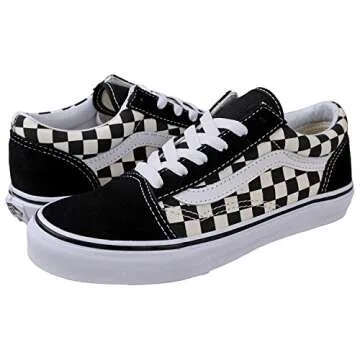 Vans Old Skool Suede Girls Lace Up Skate Shoes