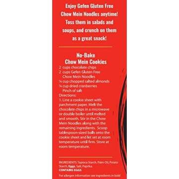 Crispy Gluten Free Chow Mein Noodles - 3 Pack