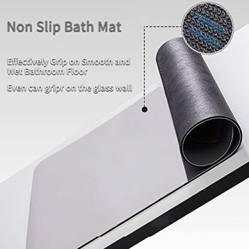 Fun Quick Dry Bath Mat - Absorbent Non-Slip Bathroom Rug